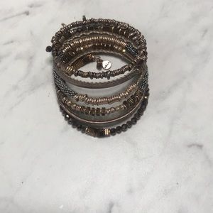 Beaded wrap bracelet